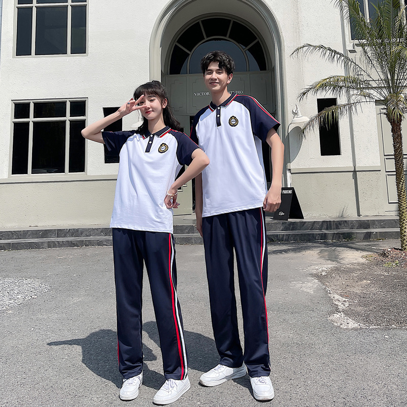 Summer student school polo shirt selection school uniform manufacturers
