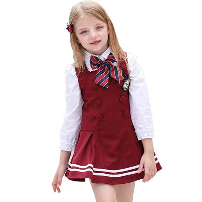 Custom girls school pinafores supplier, grey school pinafore wholesale